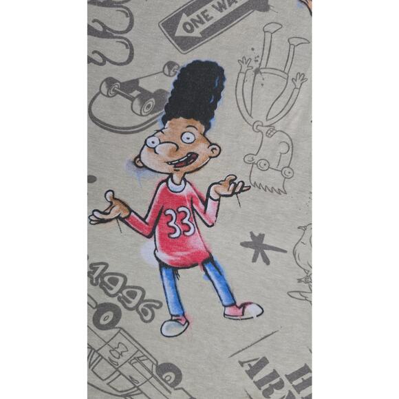 Hey Arnold! All-Over Print T-Shirt – Nickelodeon Graphic Tee – Men’s Size Large - Picture 4 of 4